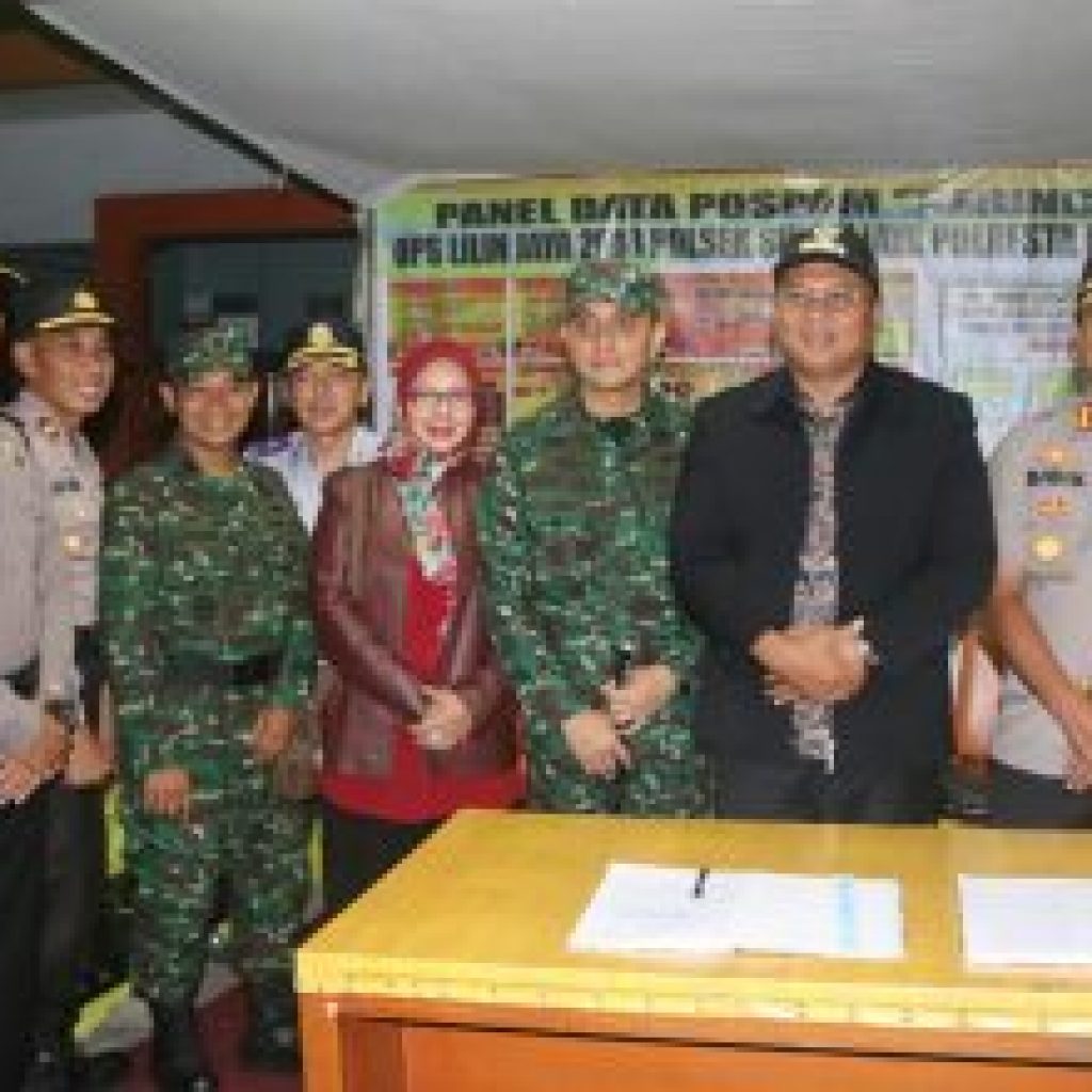TNI, Polri dan Pemkot Pantau Malam Natal 2018