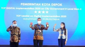 Walikota & Pemkot Depok ‘Sabet’ Penghargaan Top Digital Award 2020