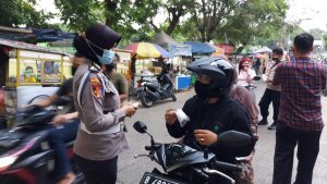 Polsek Beji dan Sawangan Gelar Operasi Yustisi Bakti Kesehatan Bhayangkara Polri
