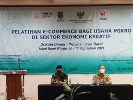 Wakil Walikota Depok Ajak Peserta Pelatihan e-Commerce Pasarkan Produk Lewat Medsos