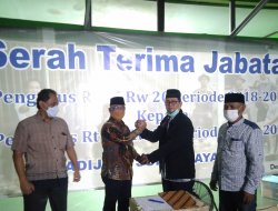 Sertijab Ketua RT 05 RW 20 Abadijaya Bambang Mulyadi Penuh Suasana Harmonis