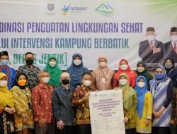 Kuatkan Lingkungan Sehat Dinkes Intervensi Kampung Batik