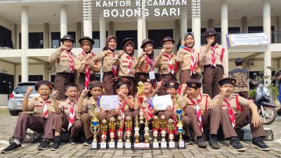 SDN Bojongsari 1 Juara Umum Scout Competition Bojongsari Day