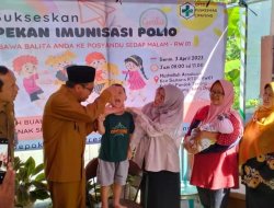 Imunisasi Polio Penting Untuk Anak Usia 0-59 Bulan