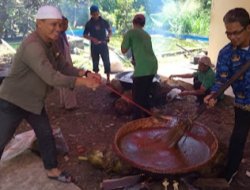 Sambut Lebaran, RW 06 Pasir Putih Gelar Festival Ngaduk Dodol Massal