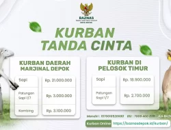 Baznas Depok Luncurkan Program Kurban Tanda Cinta
