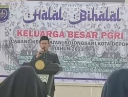 PGRI Kecamatan Bojongsari Gelar Halal Bihalal