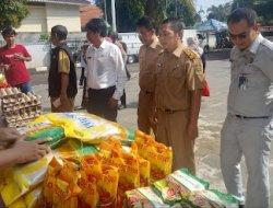 DKP3 Kota Depok Gandeng Samsat Gelar Gerakan Pangan Murah Nasional