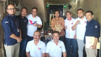 Ketua KPU Sambangi Kantor DPD Perindo Depok, Anwar: Lusa Berkas Perbaikan Beres!