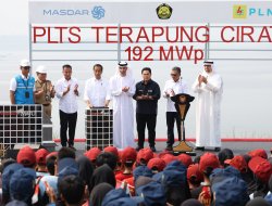 Komitmen Pada Transisi Energi, Presiden Jokowi Resmikan PLTS Terapung Cirata