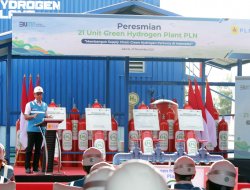 PLN Resmikan 21 Unit Green Hydrogen Plant Mampu Produksi 199 Ton Hidrogen per Tahun