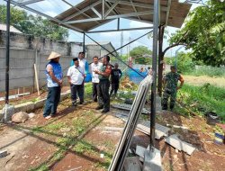 Koramil Cimanggis Inisiatif Manfaatkan Lahan Tidur Rusunawa Jadi Urban Farming