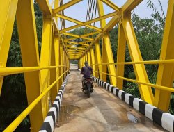 Sudah Bisa Digunakan, Warga Apresiasi Rekonstruksi Jembatan Kuning