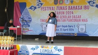 Kenalkan Siswa Budaya Sunda, Pancoran Mas Gelar FTBI Jenjang SD