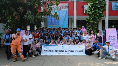 Srikandi PLN UIT JBB Tutup Roadshow Goes To School di SDN 5 Cipete