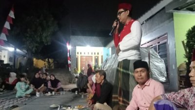 Warga RW 08 Pengasinan Tasyakuran Hari Kemerdekaan RI ke-79