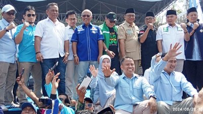 Jemput Kemenangan Warga, Supian-Chandra Deklarasi & Daftar ke KPU Depok