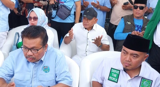 Dewan Pakar PKS & Dedengkot Golkar Depok Hadiri Deklarasi Supian-Chandra