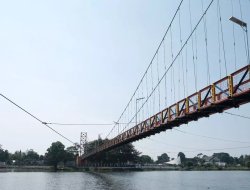 Jembatan Gantung Taman Albar Mulai Dibuka Untuk Umum