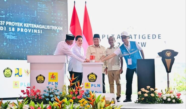 Presiden Prabowo Resmikan Proyek Ketenagalistrikan Terbesar di Dunia