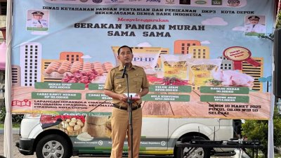 Gerakan Pangan Murah Ramadhan Dilanching Wakil Walikota Depok