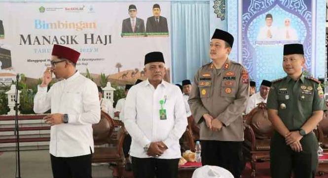 Komitmen Dukung Program Pemerintahan, Kapolres Binjai Hadiri Manasik Haji