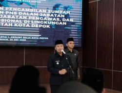 Wali Kota Depok Pastikan 97 PNS yang Dilantiknya Sesuai Prosedur