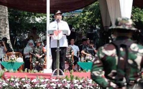 Buka TMMD ke-124, Walkot Depok Ajak Tumbuhkan Kembali Budaya Gotong Royong