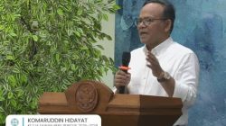 Komaruddin Hidayat Jadi Ketua DP, Plt Ketum SWI: Selamat Menjalankan Tugas