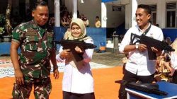 Koramil 03/Sukmajaya Ajak Siswa SMPN 22 Depok Permainan G-Tag