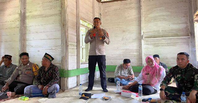Kapolsek Simpang Jernih Himbau Warga Desa Melidi Laporkan Aksi Premanisme