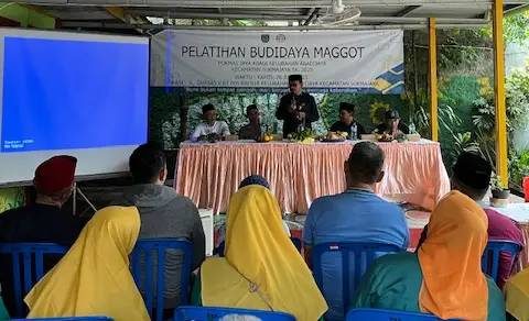 Kelurahan Abadijaya Gelar Pelatihan Budidaya Maggot