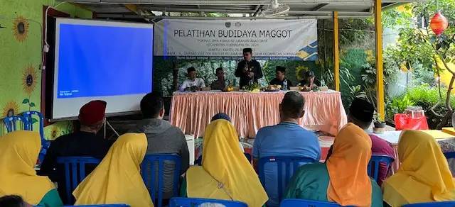 Kelurahan Abadijaya Gelar Pelatihan Budidaya Maggot