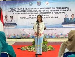 Camat Sukmajaya Minta Pengurus PKK Jadi Penggerak Program Pemkot Depok