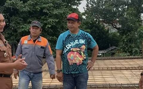 Lurah Sakti Sebut Progres Pembangunan Kantor Kelurahan Tugu Mencapai 50 Persen