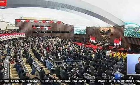 Sidang Tahunan 2025 128 Anggota MPR Mangkir