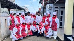 RT 01 RW 08 Juara Dua Yel-yel HUT RI ke-80 Tingkat Kelurahan Pengasinan