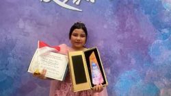 Janessa Shanne Putri Pelajar Depok Juara 1 Internasional AAIMC 2025 di Taiwan