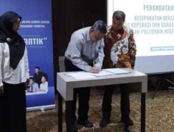 DKUM Teken MoU Peningkatan Kualitas Produk UMKM Dengan PNJ