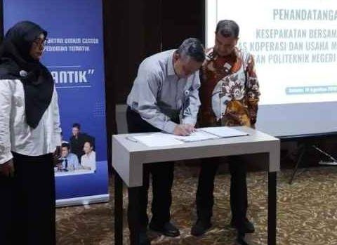 DKUM Teken MoU Peningkatan Kualitas Produk UMKM Dengan PNJ