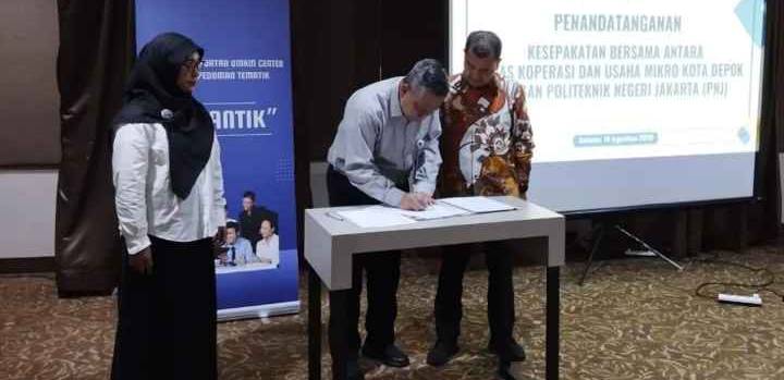 DKUM Teken MoU Peningkatan Kualitas Produk UMKM Dengan PNJ
