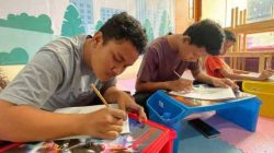 Dukung RKAI, Disdik Depok Fasilitasi Anak Istimewa Belajar Melukis