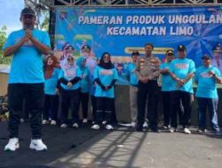 Ngebahagian Warganya, Camat Limo Adain Festival Budaya Nusantara & Pameran Produk Unggulan UMKM