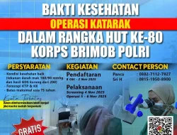 RS Bhayangkara Brimob Kelapa Dua Akan Gelar Operasi Katarak Gratis