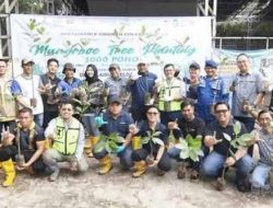 Komitmen Jaga Keberlanjutan Pesisir, Ditpolairud Polda Kaltim Tanam 1.000 pohon Mangrove